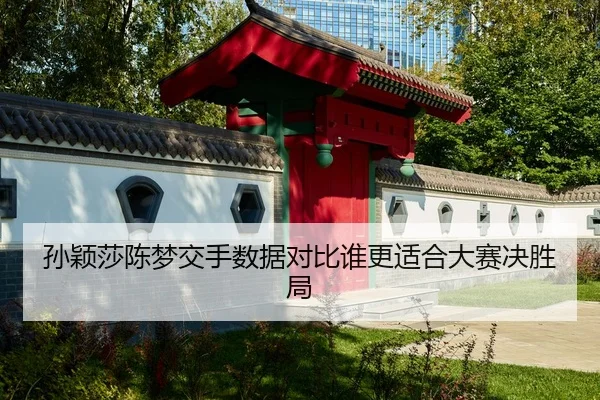 孙颖莎陈梦交手数据对比谁更适合大赛决胜局